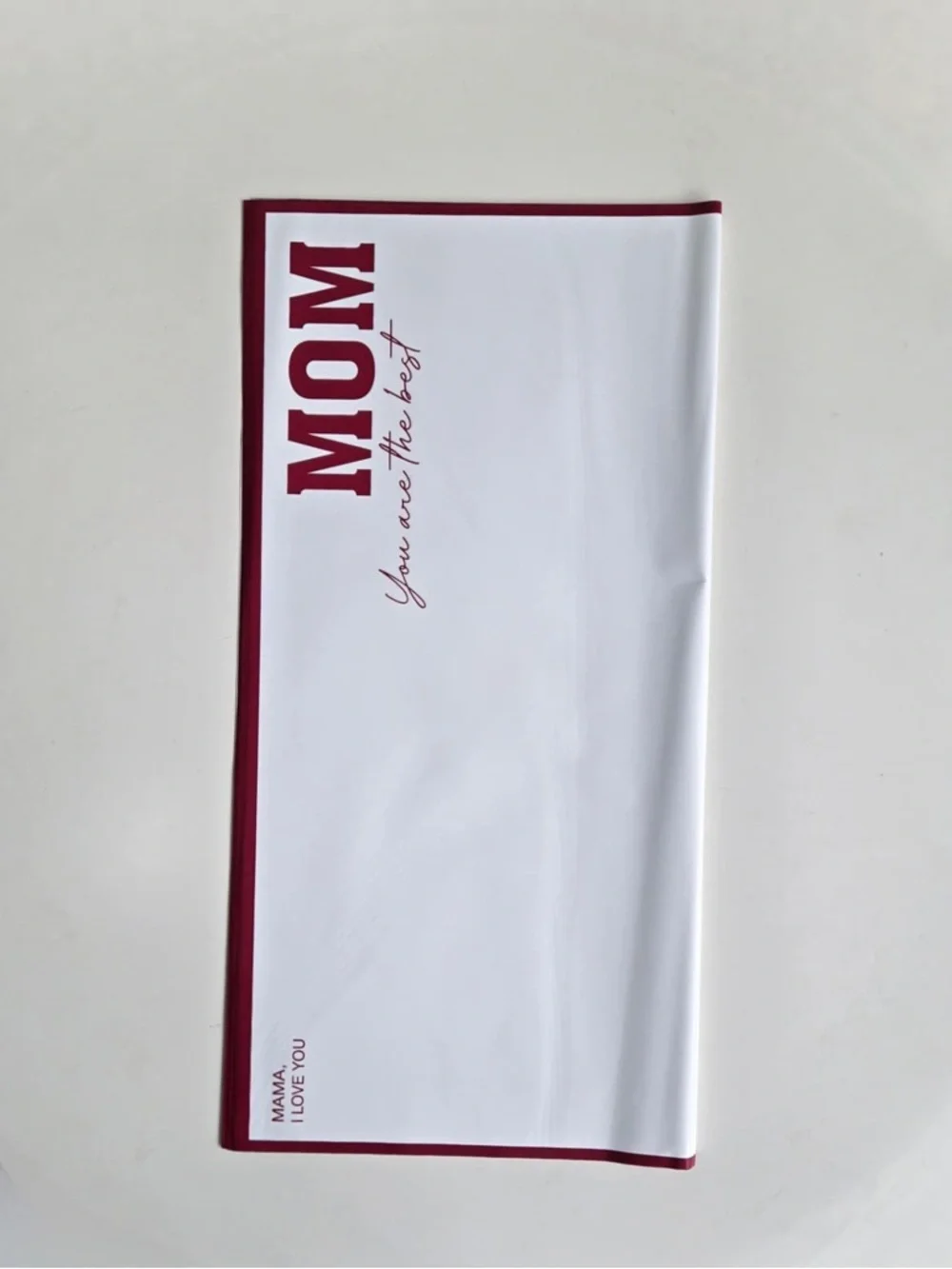 Korean Wrapping paper Mom Waterproof 20 Sheets -mother’s day
